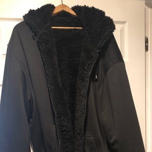 Heavy winter hoodie jacket